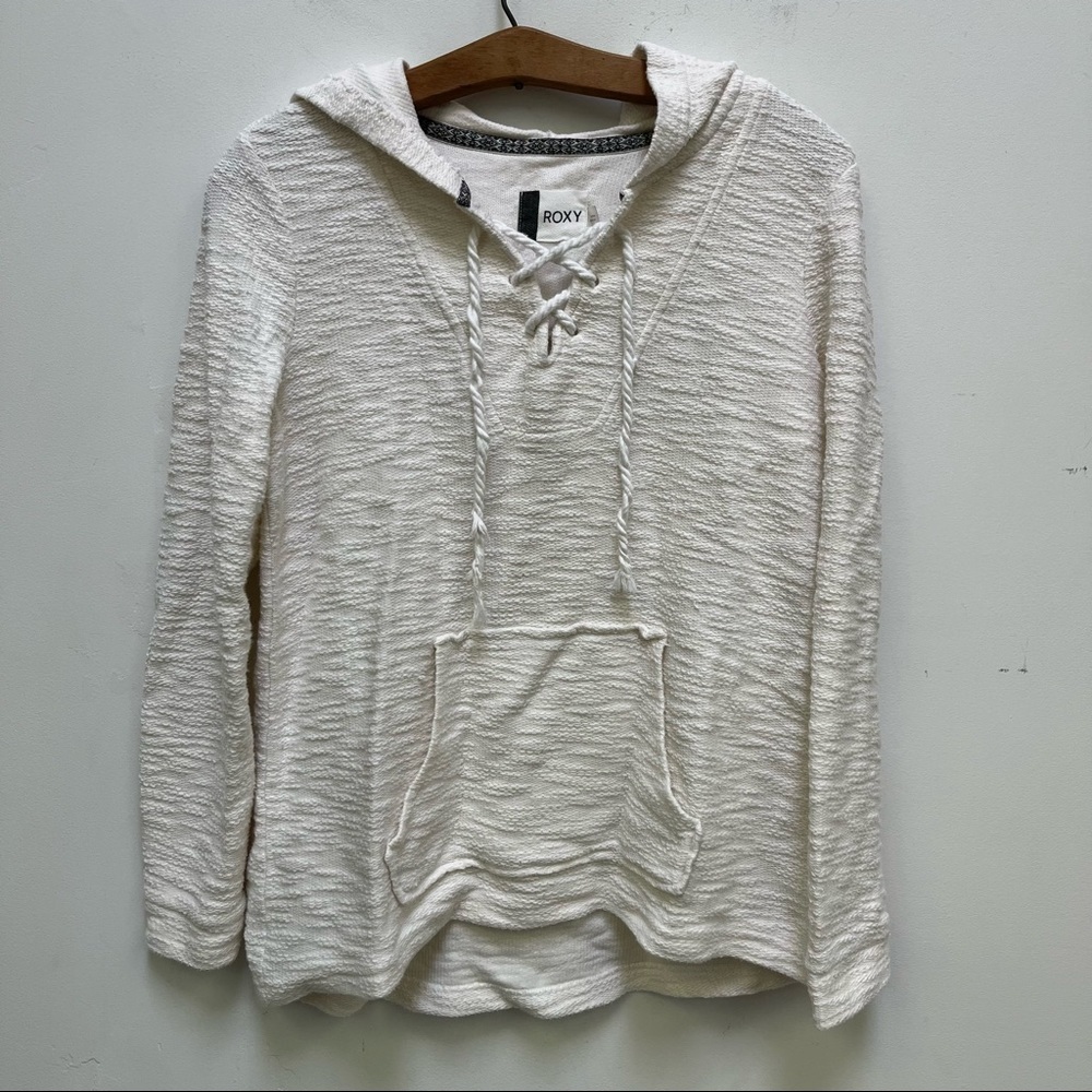 Roxy Soft White Hoodie